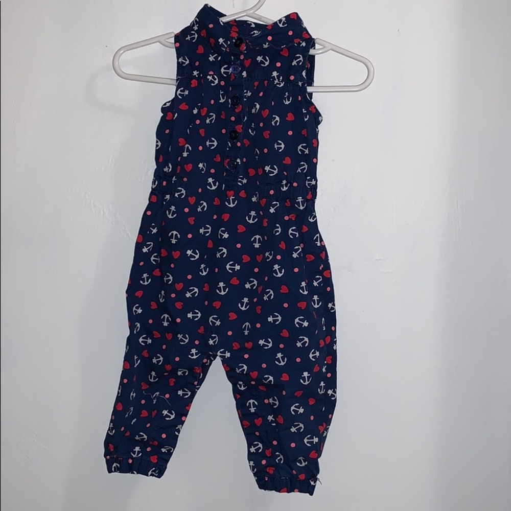 Navy blue pantsuit